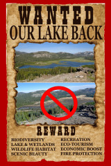 Give us our lake back!